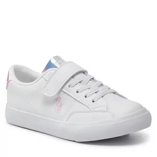 Buty dla dziewczynek - Sneakersy Polo Ralph Lauren - Theron IV Ps RF103549 S White/Iridscnt/Pk - grafika 1