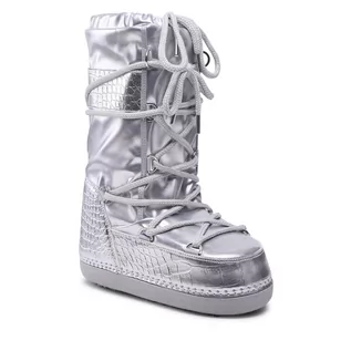 Śniegowce damskie - Buty DEEZEE - NS9032-01 Silver - grafika 1