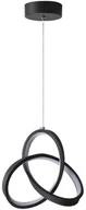 Lampy sufitowe - Lampa geometryczna LED wisząca sufitowa AT46-1SL-Black - miniaturka - grafika 1