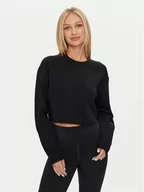 Bluzy sportowe damskie - Reebok Bluza Activ Cool Dreamblend Midlayer 100075370 Czarny Regular Fit - miniaturka - grafika 1