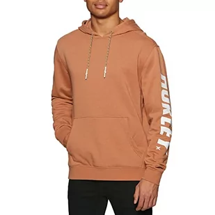 Hurley Męska bluza polarowa Exp Ranger PO, różowa, M - Bluzy męskie - miniaturka - grafika 1