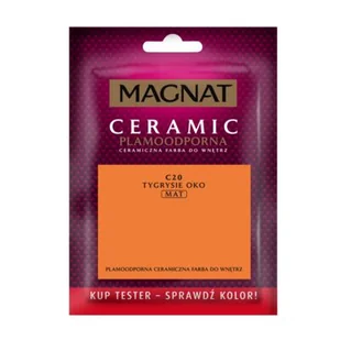Farba ceramiczna TESTER tygrysie oko C20 30 ml Magnat - Farby wewnętrzne - miniaturka - grafika 1