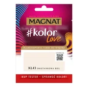 Farby wewnętrzne - MAGNAT Farba #Kolor Love TESTER KL43 śmietankowa biel 25 ml - miniaturka - grafika 1