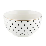 Miski i półmiski - Florina Salaterka porcelanowa Spots Black 13 cm, - miniaturka - grafika 1