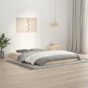 Łóżka - Lumarko Rama łóżka  140x200 cm  lite drewno sosnowe - miniaturka - grafika 1