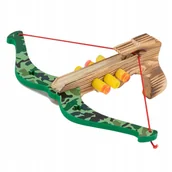 Zabawki militarne - Kusza Drewniana Na Strzałki Piankowe Bezpieczna - miniaturka - grafika 1