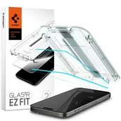 Szkła hartowane na telefon - Szkło Hartowane Spigen Glas.Tr ”Ez Fit” Iphone 15 Pro Clear - miniaturka - grafika 1