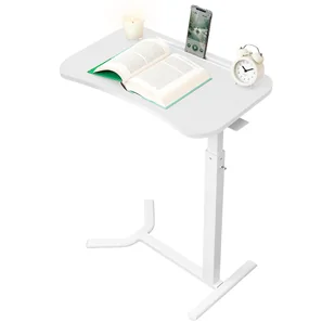 Stolik do Kanapy MOBILNY mini biurko Regulowana wysokość drewniany 7 kg Spacetronik  Buddy biały - Inne akcesoria audio-wideo - miniaturka - grafika 1