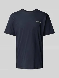 T-shirt z wyhaftowanym logo - Koszulki męskie - miniaturka - grafika 1