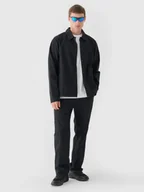 Spodnie męskie - 4F Spodnie casual męskie - czarne XXL - miniaturka - grafika 1