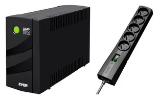 Ever Duo 550 AVR USB + LISTWA ANTYPRZEPIĘCIOWA EVER CLASSIC 1,5m - Zasilacze awaryjne UPS - miniaturka - grafika 1