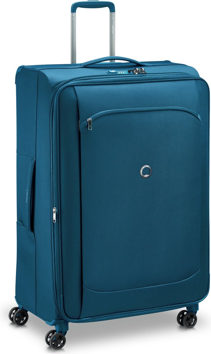 Walizka duża poszerzana Delsey Montmartre 2.0 Air 83 cm Niebieska