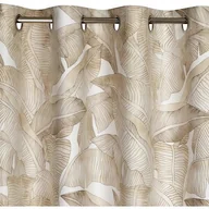 Zasłony - Zasłona EUROFIRANY Samira 140 x 250 cm Biało-beżowy - miniaturka - grafika 1
