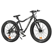 Rower górski MTB INDIANA Fat Bike M18 26 cali męski Czarny