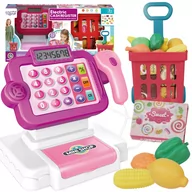 Zabawy w naśladowanie dorosłych - WOOPIE Kasa Sklepowa z Akcesoriami i Wózkiem Na Zakupy - miniaturka - grafika 1