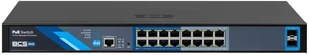 16 portowy switch PoE zarządzalny BCS-B-SP16G-2SFP-M BCS-B-SP16G-2SFP-M - Switche - miniaturka - grafika 1