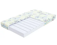 Materace - Materac piankowy MELODY Pianka FlexFoam - 80 x 200 - H3 średnio twardy - 10 cm - miniaturka - grafika 1