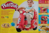 Masy plastyczne - PLAY-DOH Skuter jeździk do rozwożenia pizzy + ciastolina 10 tub i akcesoria - miniaturka - grafika 1