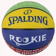 Siatkówka - PIŁKA DO KOSZYKÓWKI SPALDING ROOKIE R.5 MULTIKOLOR - miniaturka - grafika 1