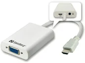 Adaptery i przejściówki - Sandberg HDMI to VGA+Audio Konwenter (508-77) - miniaturka - grafika 1