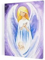 Ikony i obrazy sakralne - Anioł, obraz na płótnie canvas - miniaturka - grafika 1