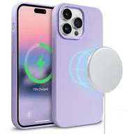 Etui i futerały do telefonów - Etui CRONG Color Cover Magnetic Magsafe do Apple iPhone 14 Pro Fioletowy - miniaturka - grafika 1