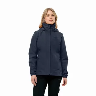 Kurtki damskie - Damska kurtka Jack Wolfskin STORMY POINT 2L JKT W night blue - XS - grafika 1