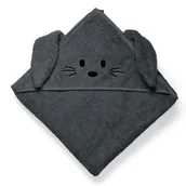 Okrycia kąpielowe dla dzieci - Nuuroo - Ręcznik Kąpielowy Z Organicznej Bio Bawełny 100 X 100 Cm Aki Junior Iron - miniaturka - grafika 1