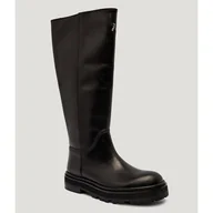 Kozaki damskie - Patrizia Pepe Skórzane oficerki - miniaturka - grafika 1