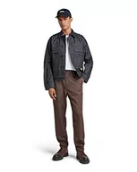 Kurtki męskie - G-STAR RAW Męska kurtka Utility Flap Pocket Jacket, niebieska (raw Denim B988-001), L - miniaturka - grafika 1