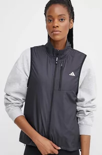 adidas Performance bezrękawnik sportowy Own The Run Base kolor czarny przejściowy IK7446 - Kamizelki damskie - miniaturka - grafika 1