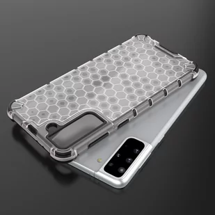 Honeycomb etui pancerny pokrowiec z żelową ramką Samsung Galaxy S21+ 5G (S21 Plus 5G) przezroczysty - Etui i futerały do telefonów - miniaturka - grafika 8