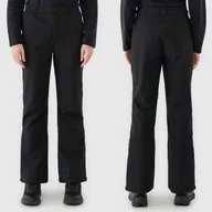 Dresy damskie - Spodnie Trekkingowe Damskie 4F Wodoodporne z wysokim stanem Czarne 4FRAW24TFTRF1001 S Czarny - miniaturka - grafika 1