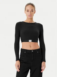 Guess Bluzka O5RP00 KCDA2 Czarny Regular Fit - Bluzki damskie - miniaturka - grafika 1