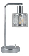 Lampy stojące - Lampa stołowa Elmo 1 x E14 chrom - miniaturka - grafika 1