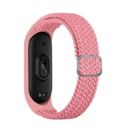 Akcesoria do smartwatchy - Beline pasek Mi Band 5/6 Textile pink/róż - miniaturka - grafika 1
