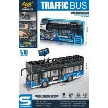 Piętrowy autobus 1:16 Maksik - Samochody i pojazdy dla dzieci - miniaturka - grafika 1