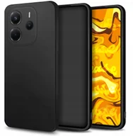 Etui i futerały do telefonów - Etui do Xiaomi Redmi Note 14S Czarne, Matowe, Obudowa Slim, Silikon, Case - miniaturka - grafika 1