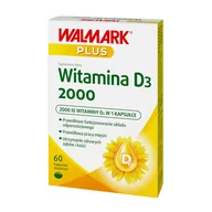 Witaminy i minerały - WALMARK Plus Witamina D3 2000 suplement diety 60 kapsułek - miniaturka - grafika 1