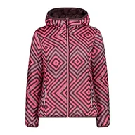 Kurtki damskie - CMP - Odwracalna kurtka damska z kapturem, Plum-Fard-Pink Fluo, 42 - miniaturka - grafika 1