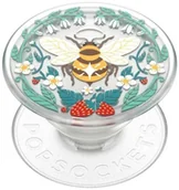 Uchwyty samochodowe do telefonów - Uchwyt i podstawka do telefonu PopSockets PlantCore Grip Bee Boho (840173728468) - miniaturka - grafika 1
