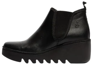 Fly London Damskie botki BYNE349FLY, czarne, 40 EU, Czarny, 40 EU - Botki damskie - miniaturka - grafika 1