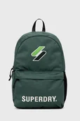 Plecaki - Superdry Plecak męski kolor zielony duży gładki - miniaturka - grafika 1