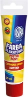 Pozostałe akcesoria dla plastyków - Astra Farba plakatowa tuba 30ml czerwona jasna p6 - miniaturka - grafika 1