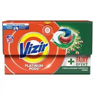 Vizir Platinum PODS  + Fairy Effect Kapsułki do prania, 20 prań[NT{envariant2}] 20 Washes - Środki do prania - miniaturka - grafika 1
