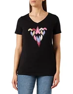 Koszulki i topy damskie - Supermom Damska koszulka Gifford Short Sleeve T-Shirt, Black-P090, XXL, Black - P090, 44 - miniaturka - grafika 1