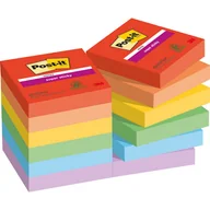 Etykiety samoprzylepne i bloki etykiet - Karteczki samoprzylepne Post-it Super Sticky 47,6ｘ47,6mm PLAYFUL 3M-4054596924406 - miniaturka - grafika 1