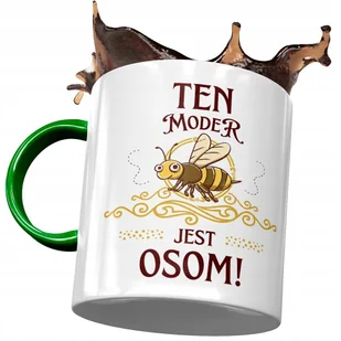 Kubek Zielony Dla Modera Moder Jest Osom z Nadrukiem ze Zdjęciem + Opakowanie na prezent (wzór 03) - Kubki Kubek Zielony Dla Modera Moder Jest Osom z Nadrukiem ze Zdjęciem + Opakowanie na prezent (wzór 03) - Kubki - miniaturka - grafika 1
