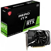 Karty graficzne - MSI GeForce RTX 3050 Aero ITX OC LHR 8GB GEFORCE RTX 3050 AERO ITX 8G OC - miniaturka - grafika 1