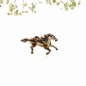 Wisiorki - Wisiorek srebrny - Koń II brąz - miniaturka - grafika 1